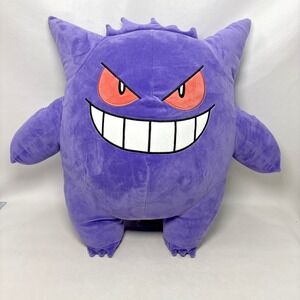 Pokémon Gengar Plush Purple Stuffed Animal Collectible 2024 Jazwares Game‎ Freak